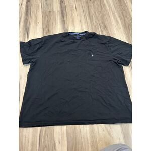 Tailorbyrd Collection Shirt Mens 3XL Black Short Sleeve Shirt Casual 100% Cotton